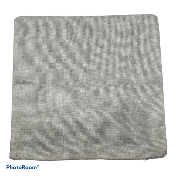 HAPPY CAMPER Throw Pillow Zipper Cover 17”x17” RV Caravan Traveler Vacation - Picture 2 of 4